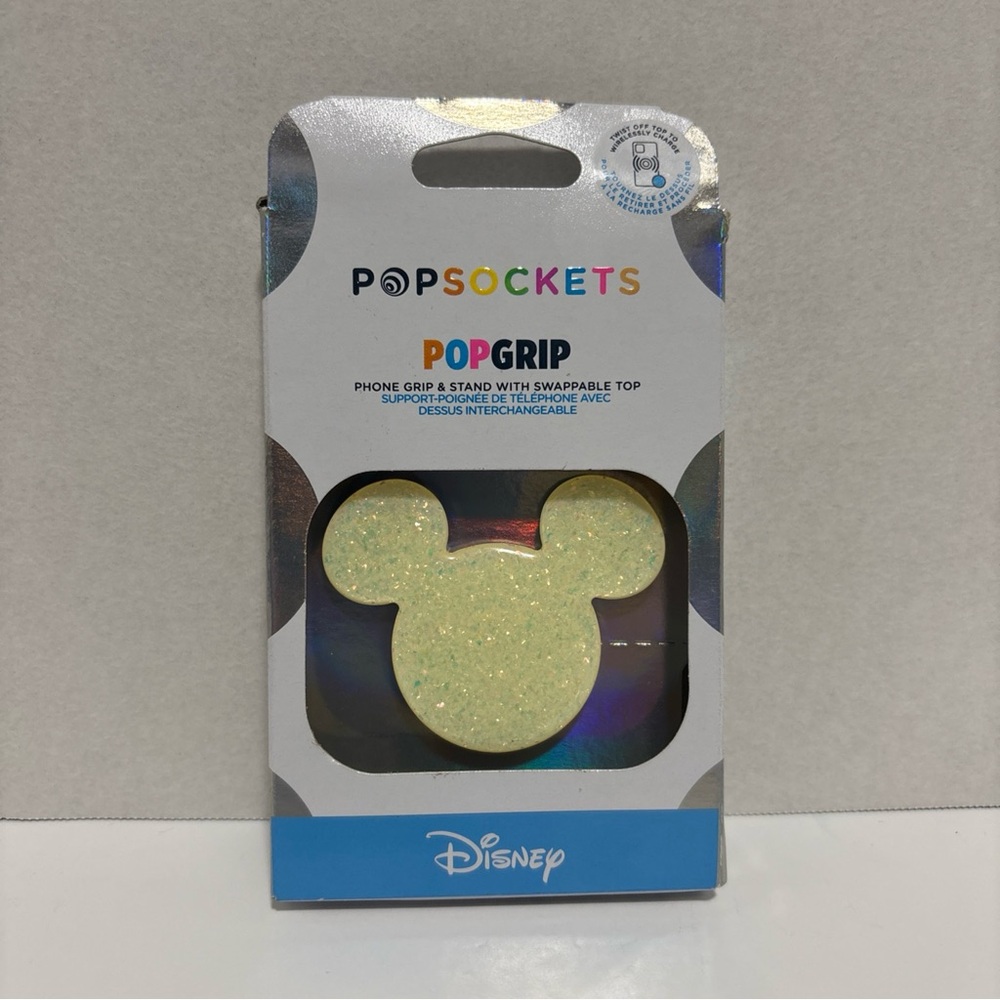 PopSockets PopGrip Disney Earridescent Beige Mickey Phone Grip & Stand